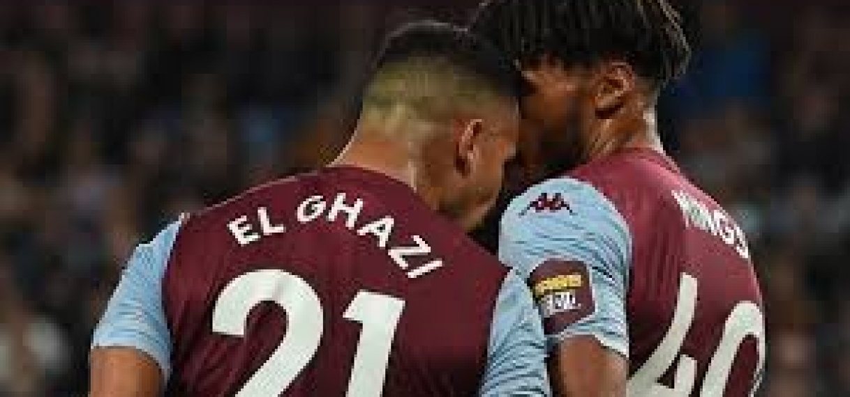 El Ghazi deelt kopstootje uit aan ploeggenoot bij gelijkspel Aston Villa