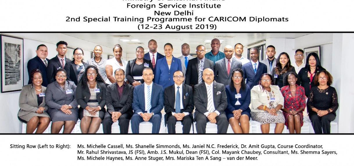 Suriname neemt deel aan Indiaas trainingsprogramma voor CARICOM diplomaten