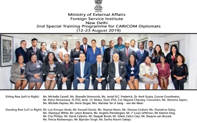 Suriname neemt deel aan Indiaas trainingsprogramma voor CARICOM diplomaten