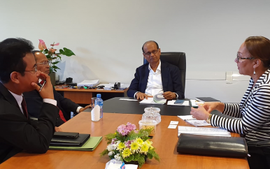 Indonesische ambassadeur bracht bezoek aan minister LVV