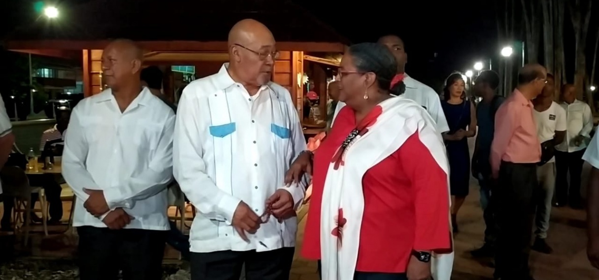 President Bouterse en premier Mottley bezoeken Waka Pasi