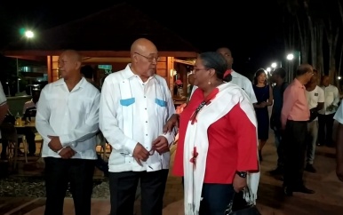 President Bouterse en premier Mottley bezoeken Waka Pasi