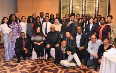 Presidentiele delegatie ontmoet Surinaamse studenten in China