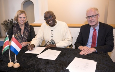 Polytechnic College Suriname tekent samenwerkingsovereenkomst met Nederlandse Hogeschool Saxion
