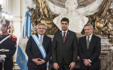 VP Adhin aanwezig bij inauguratie nieuwe Argentijnse President