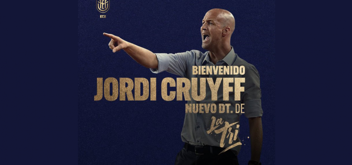 Jordi Cruijff bondscoach van Ecuador