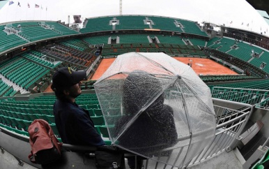 Alle kwartfinales Roland Garros op overdekt centrecourt