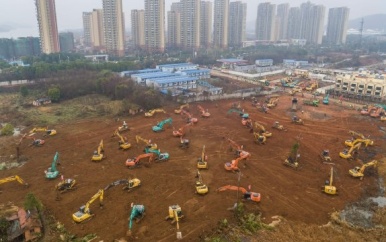 Wuhan, het epicentrum van een coronavirus-uitbraak in   centraal China