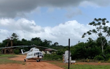 Russische helikopter alleen voor ontwikkelingsprojecten