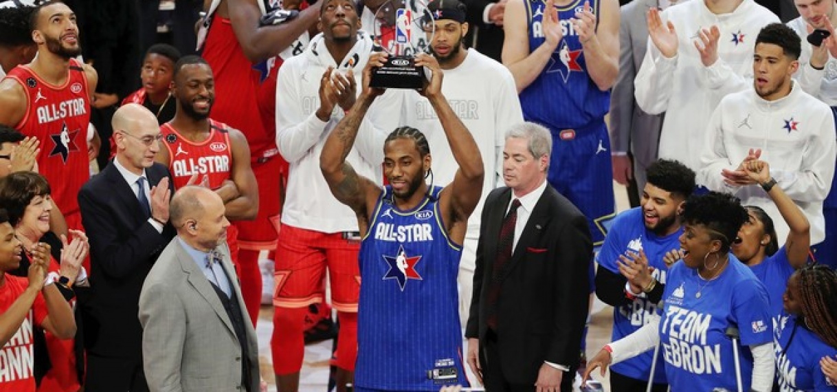 Eerste Kobe Bryant MVP award voor Kahwi Leonard