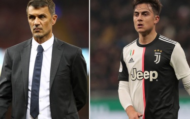 Juve-spits Dybala en AC Milan-icoon Maldini positief getest op corona.