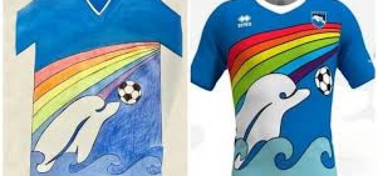 Nieuwe shirt Pescara ontworpen door 6-jarige Luigi