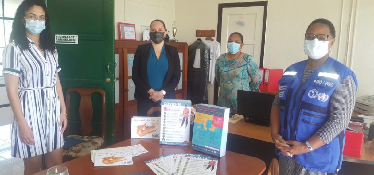 PAHO doneert aan Volksgezondheid, Onderwijs en Sociale Zaken