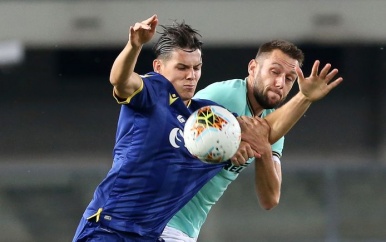 Inter loopt bij Verona averij op.