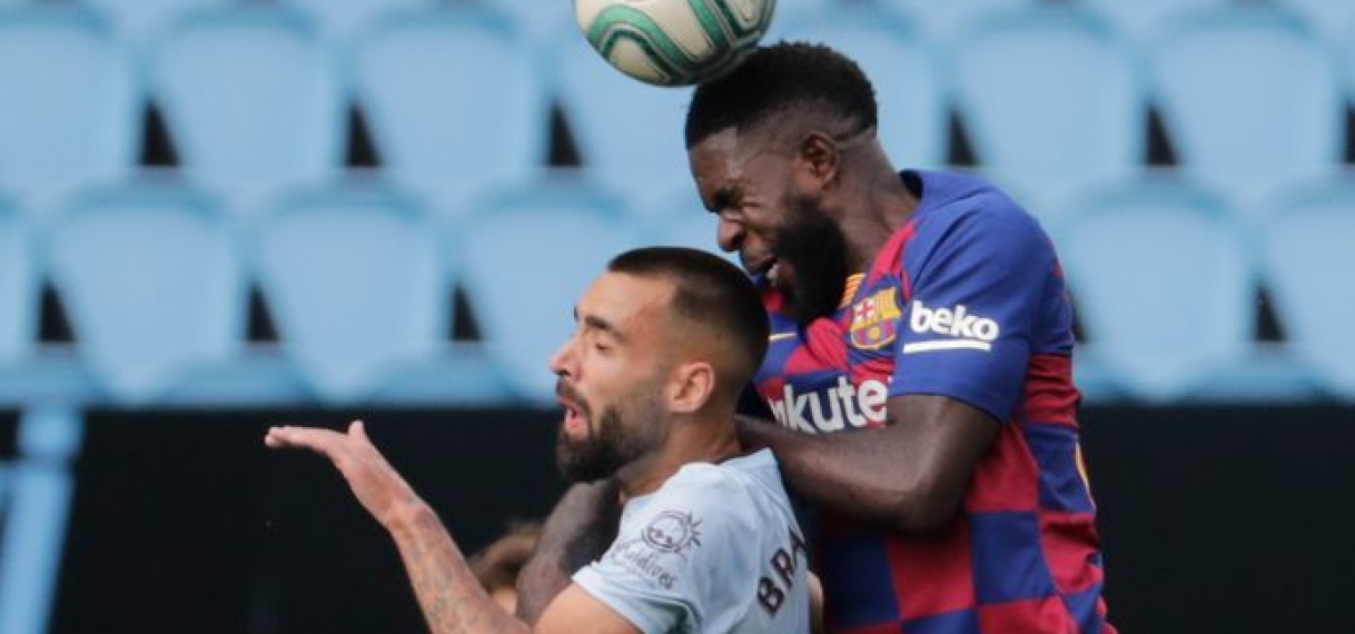 Knieklachten houden Umtiti wéér aan de kant.