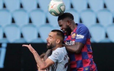 Knieklachten houden Umtiti wéér aan de kant.
