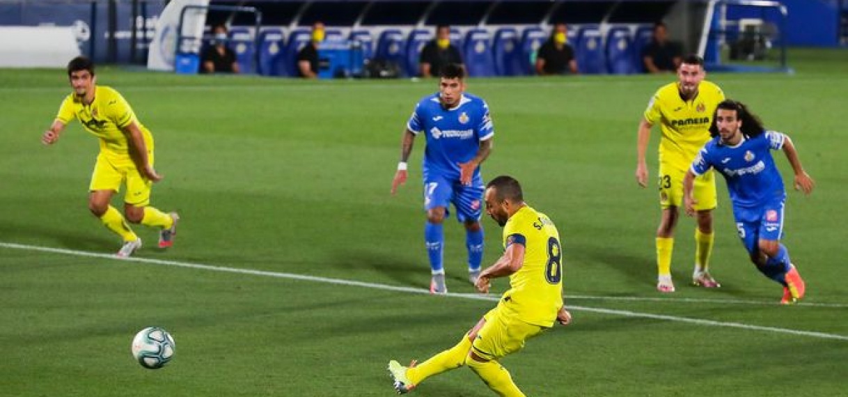 Villarreal dankzij twee penalty’s langs concurrent Getafe.