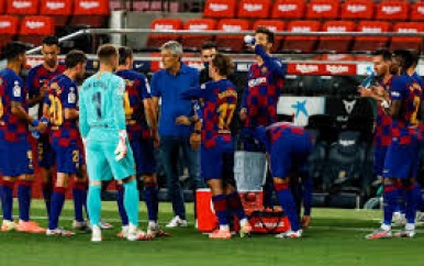 Setién weerlegt kritiek op spel Barcelona: ‘Het is niet altijd even makkelijk’