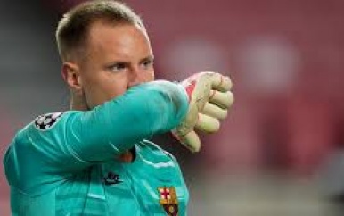 FC BARCELONA-DOELMAN TER STEGEN 2,5 MAAND UIGESCHAKELD NA KNIEOPERATIE
