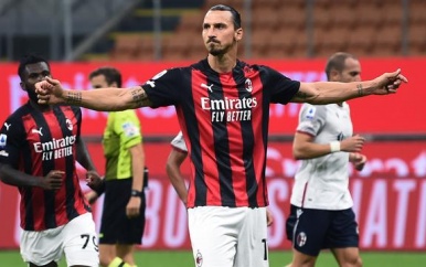 Ibrahimovic na twee goals voor Milan: ‘Vroeger had ik er nog twee gemaakt’