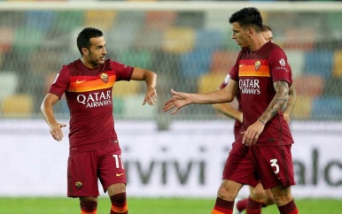 Pedro schiet AS Roma fraai langs Udinese.
