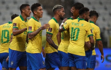 Brazilië start WK-kwalificatie met ruime zege op Bolivia.
