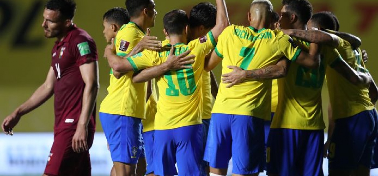 Magere zege Brazilië op Venezuela in WK-kwalificatie.