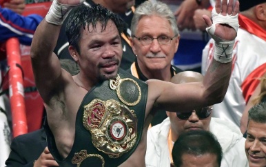 Boksbond WBA pakt kampioen Manny Pacquiao zijn wereldtitel af.