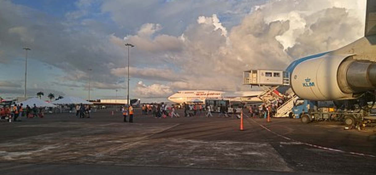 Bozen Brazilianen gestrand  op de luchthaven