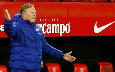 Koeman vindt dat FC Barcelona door arbitrage is benadeeld tegen Sevilla