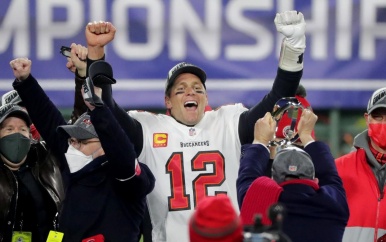 Ook op 43-jarige leeftijd is Tom Brady nog de koning van de Super Bowl