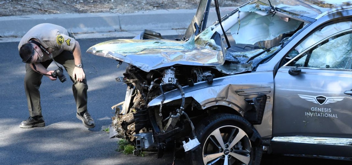 Tiger Woods reed te hard voorafgaand aan zwaar auto-ongeluk