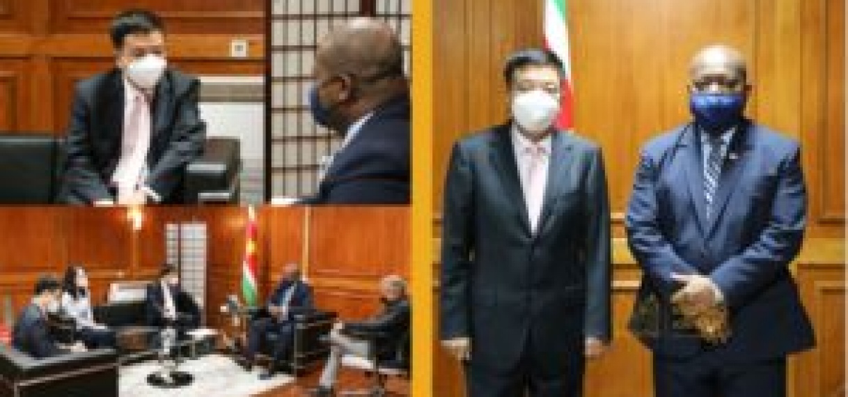 China en Suriname zullen bilaterale betrekkingen bevorderen
