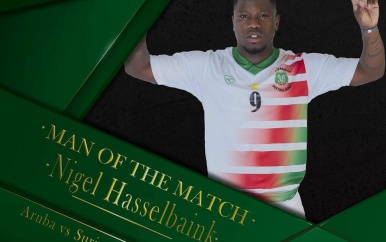 Suriname blijft gevaarlijk, wint grandioos met 6-0 van Aruba