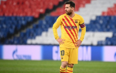 ‘Barça’ slaagt mede door misser Messi niet in nieuwe remontada tegen PSG