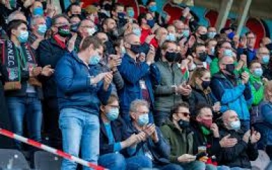 Mogelijk één supporter besmet geraakt tijdens testduel NEC-De Graafschap