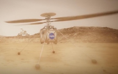 NASA verwacht volgende maand een helikopter boven Mars te laten vliegen