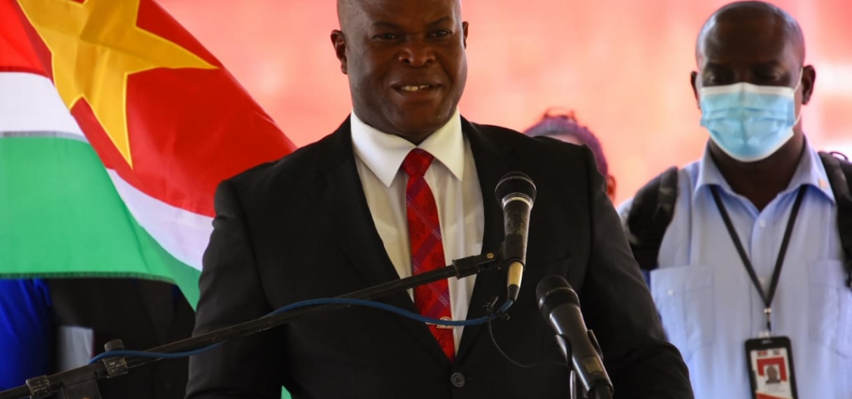 Oplevering elektrificatieproject Giebelstraat Nickerie