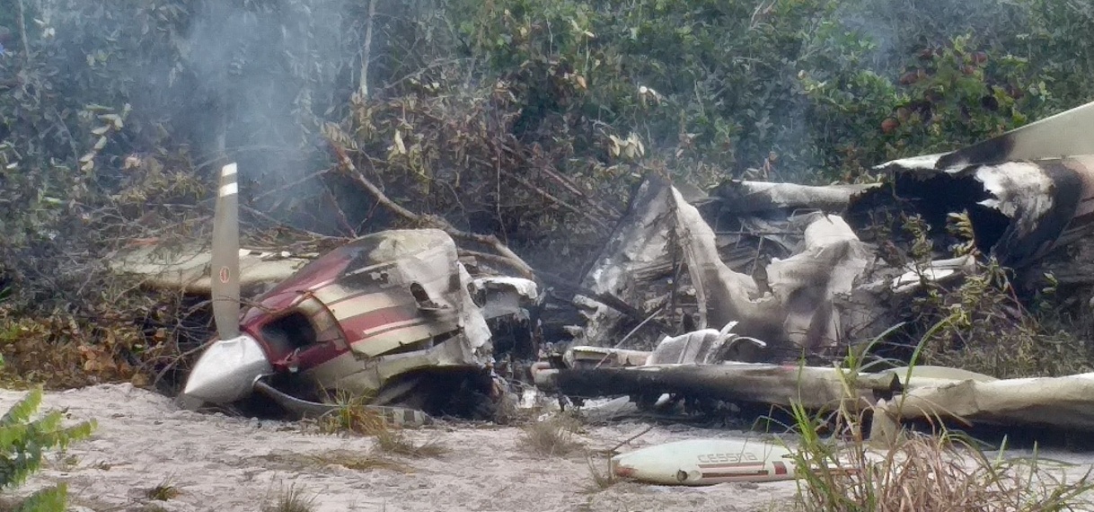 Gecrashte piloot betrokken bij drugstransport naar Suriname veroordeeld in Guyana