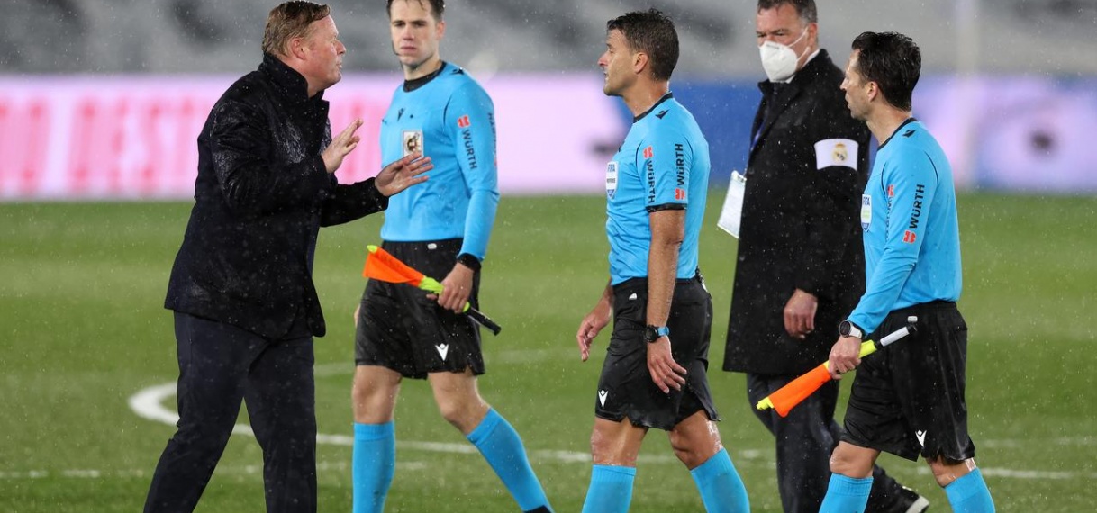 Koeman voelt zich bestolen in ‘Clásico’: ‘Geen idee waarom de VAR er is’