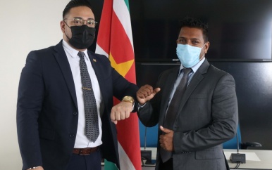 Minister Ramsaran installeert Project Steering Committee