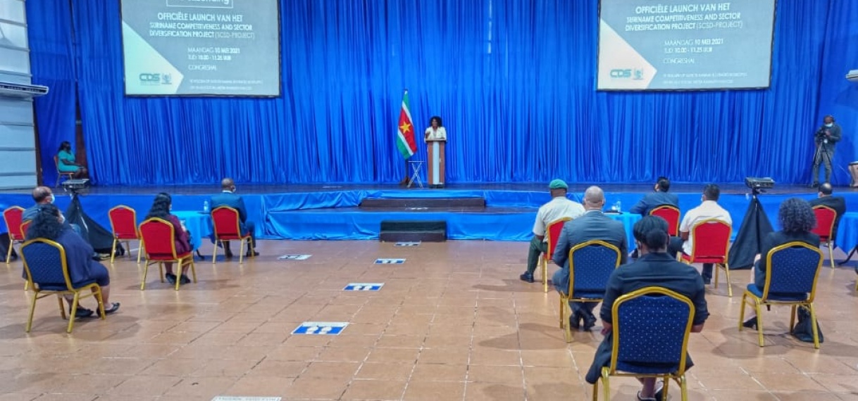 LAUNCH SURINAME COMPETITIVENESS SECTOR EN DIVERSIFICATION PROJECT