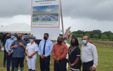 Suriname beschikt binnenkort over Agrarisch Praktijk Centrum