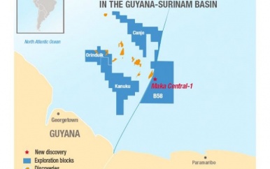 In 2025 start olieproductie Apache en Total