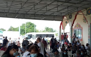 Bewoners van Blauwgrond en omgeving laten zich vaccineren