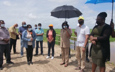 Ministers OW, LVV en ROS bezoeken Nickerie