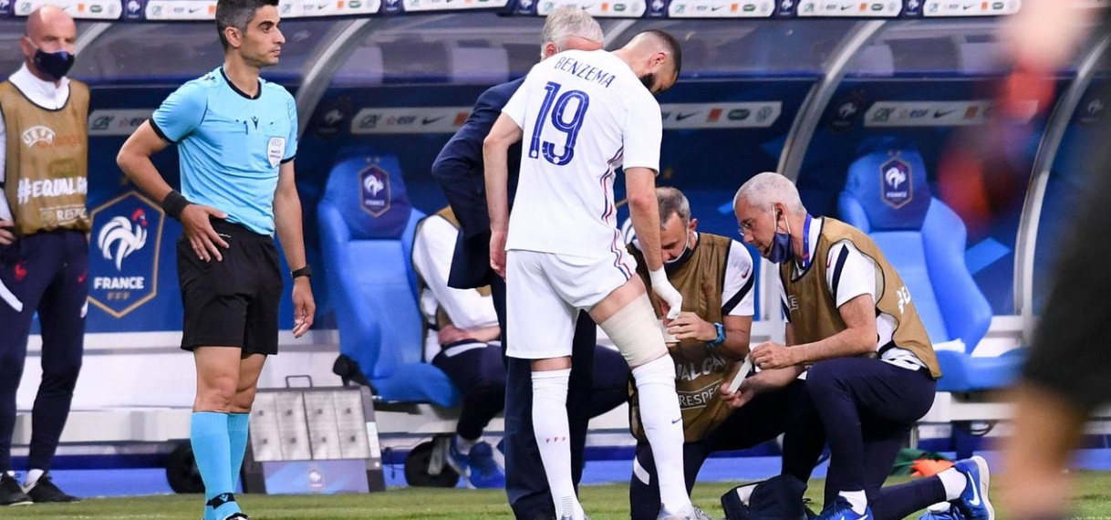 Franse bondscoach Deschamps maakt zich geen zorgen om blessure Benzema