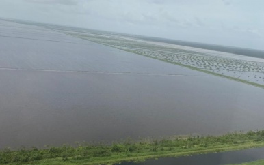 President Santokhi wil structurele oplossingen wateroverlast