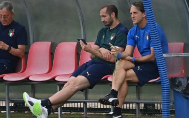 Herstelde Chiellini ligt niet wakker van Lukaku: ‘Vormt niet enige gevaar’
