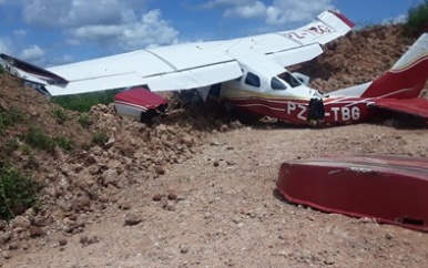Vliegtuig Gum Air maakt noodlanding